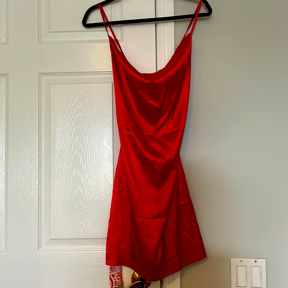 Silk Red Dress